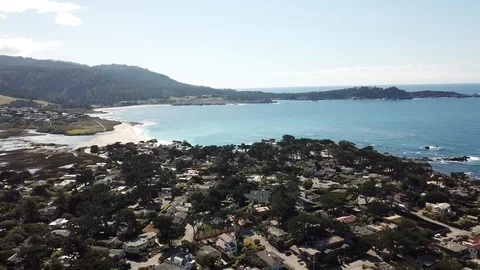 Carmel Bay Stock Footage 124792281