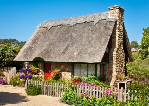 Carmel Cottage Stock-Fotos