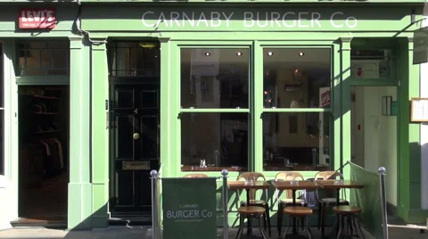 Carnaby burger Stock Footage 49970320