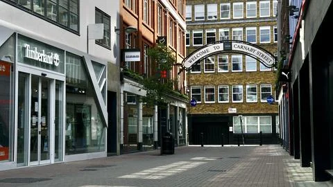 Carnaby Street at lockdown Stock Photos