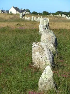 Carnac accient site 스톡 사진