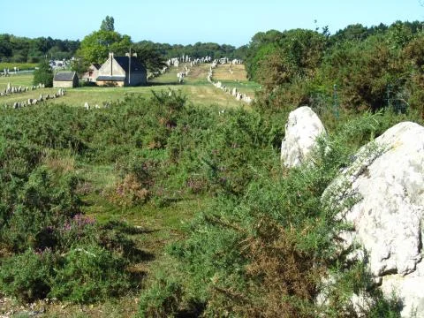Carnac accient site Stock Photos