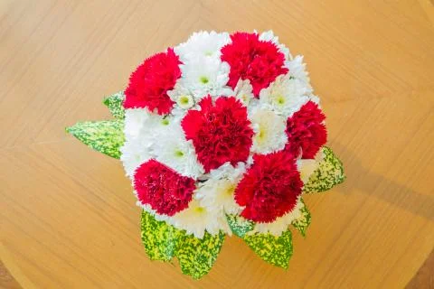Carnation bouquet Stock Photos