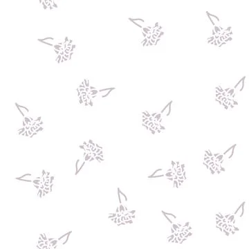 Carnation flower glyph vector seamless pattern 스톡 일러스트