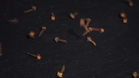 Carnation. ingredients for warm wine, mulled wine. circular video. Slow-mo Stock Footage 88015975