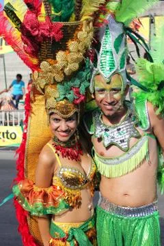 Carnaval Colombia Stock Photos