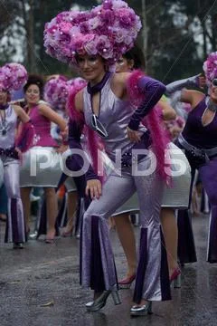 Carnaval de ovar, portugal Stock Photos