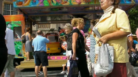 Carnaval marry go round 库存影片 523342