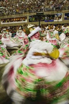Carnaval parade at the Sambodromo, Rio de Janeiro Brazil, Stock Photos