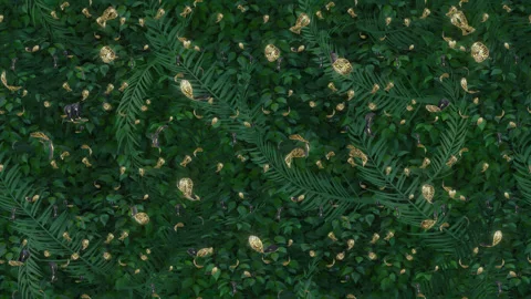 Carnaval Rio Mask Background LOOP TILE Falling. This Brazil Carnival 3d Stock Footage 262065183
