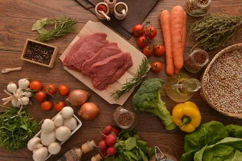 Carne cruda 3 Stock Photos