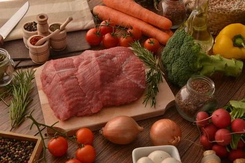 Carne cruda Stock Photos