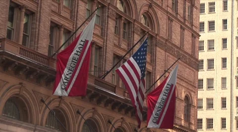 Carnegie Hall Stock Footage 8679222