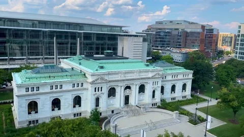 Carnegie Library, Washington, DC Stock Footage 206820194