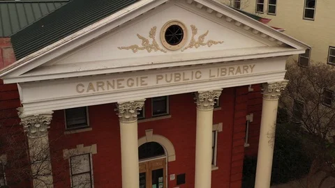 Carnegie Public Library, Bryan, Texas, USA Stock Footage 129391899