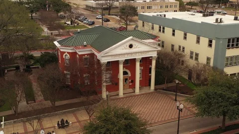 Carnegie Public Library, Bryan, Texas, USA Stock Footage 129391936