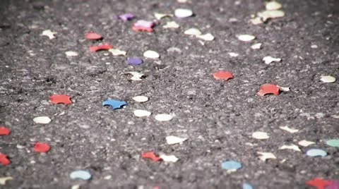 Carneval Confetti Stock Footage 11140143