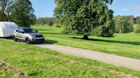 Carnforth, Lancaster, UK. 2025 AUG, 17. Leighton Hall, Luxury car show. Видео 315004168