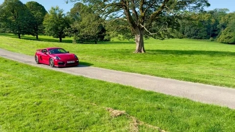 Carnforth, Lancaster, UK. 2025 AUG, 17. Leighton Hall, Porsche car show. Stock-Footage 315004483