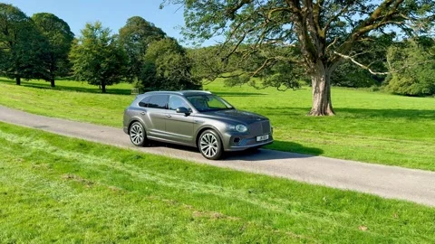 Carnforth, Lancaster, UK. 2025 AUG, 17. Leighton Hall, Porsche car show. Stock Footage 315004507