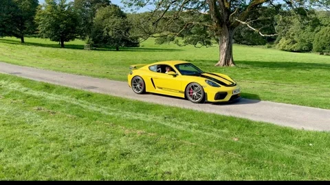 Carnforth, Lancaster, UK. 2025 AUG, 17. Leighton Hall, Porsche car show. Stockbeeldmateriaal 315004861