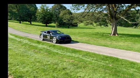 Carnforth, Lancaster, UK. 2025 AUG, 17. Leighton Hall, Porsche car show. Stock-Footage 315004995