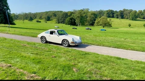 Carnforth, Lancaster, UK. 2025 AUG, 17. Leighton Hall, Porsche car show. Stock-Footage 315005577
