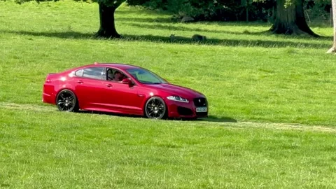 Carnforth, Lancaster, UK. 2025 AUG, 17. Leighton Hall, Porsche car show. Stock-Footage 315005658