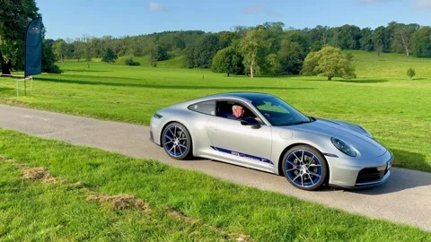 Carnforth, Lancaster, UK. 2025 AUG, 17. Leighton Hall, Porsche car show. Stockbeeldmateriaal 315005681