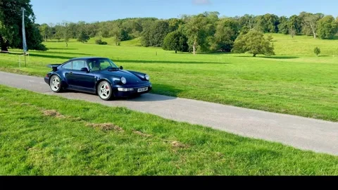 Carnforth, Lancaster, UK. 2025 AUG, 17. Leighton Hall, Porsche car show. Stock-Footage 315005773