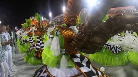 Carnival 2020 - Academicos do Cubango Stock Footage 127203338