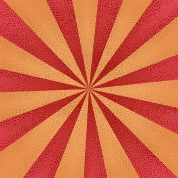 Carnival abstract flyer, background for comic speech, red-orange lines Stock Illustration