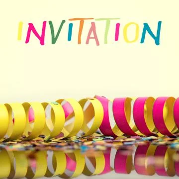 Carnival background with deco Fotos Stock