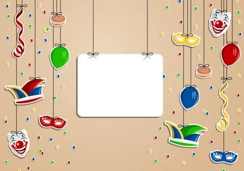 Carnival background Stock Illustration