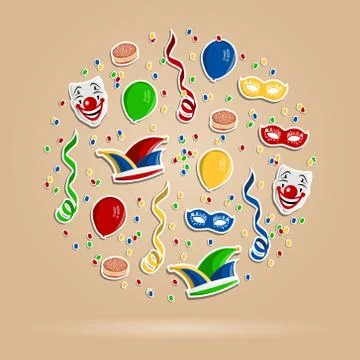 Carnival background Stock Illustration