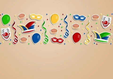 Carnival background Stock Illustration