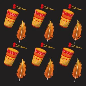 Carnival background patterns Illustration