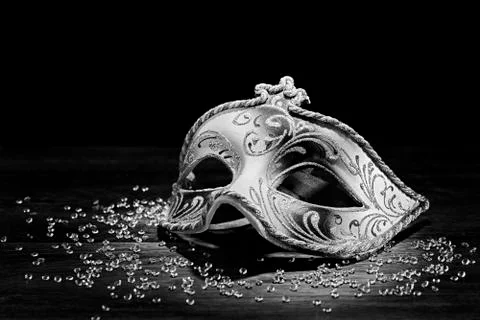 Carnival black and white Stock Photos