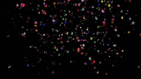 Carnival, with cannon fire of colored confetti Stock Footage 146974656