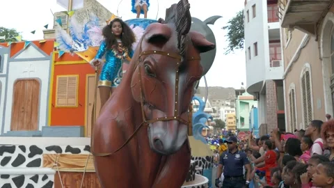 CARNIVAL CAPE VERDE 스톡 동영상 147688631