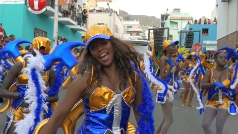 CARNIVAL CAPE VERDE 스톡 동영상 147688661