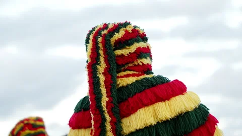Carnival coloful character Stockbeeldmateriaal 268312685