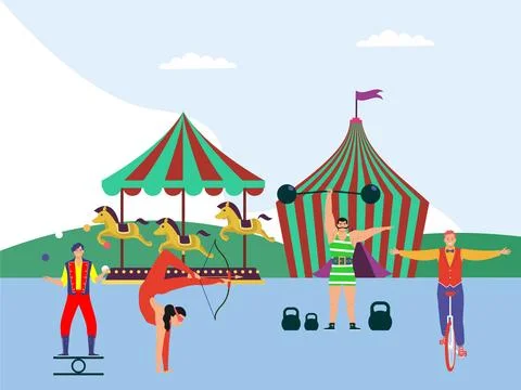 Carnival Concept Illustration Stock Illustration