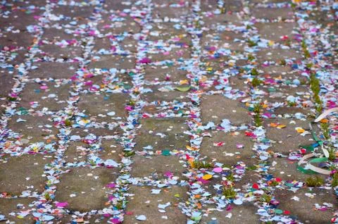 Carnival confetti Stock Photos