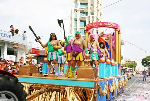 Carnival in cyprus Stock Photos