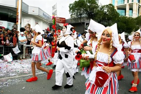 Carnival in cyprus Stock-Fotos