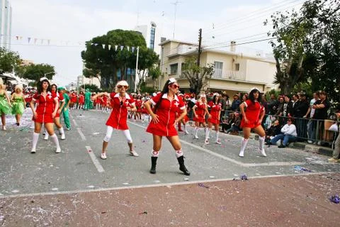 Carnival in cyprus Stock Photos