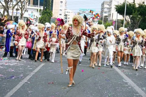 Carnival in cyprus Stock Photos