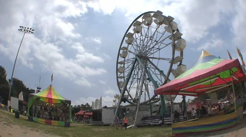 Carnival Day Exterior Stock Footage 4094500