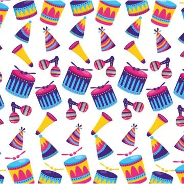 Carnival drum background Stock-Illustration